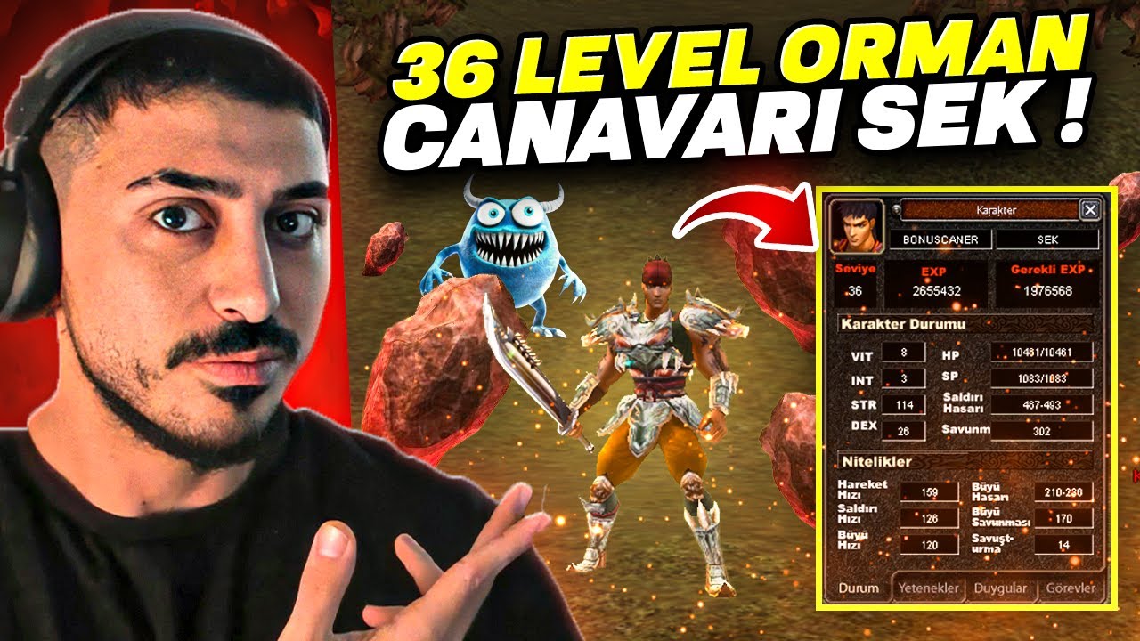 36 LEVEL BEDENSEL İLE KIZIL ORMAN FARMI ATTIM ! 😱 | Metin2 – Kuzey2 #50